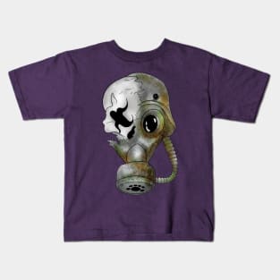 Tattoo Style - Rusty Soldier Skull Kids T-Shirt